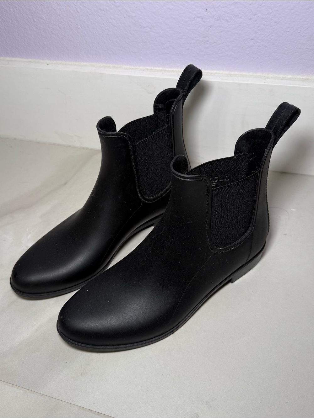 Women’s Black Chelsea Rain Boots